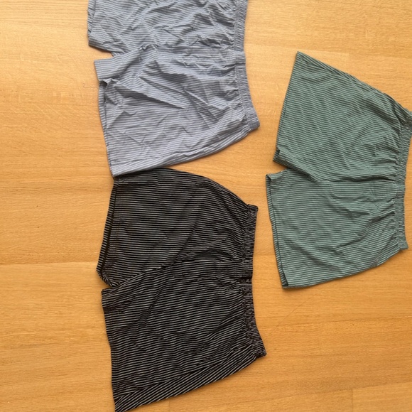 Loungewear striped boxer shorts 3 pack. - Picture 2 of 8